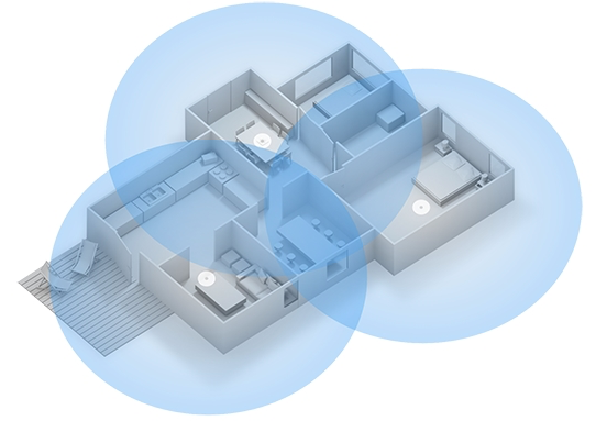 boeket Hamburger Fokken Super goede WiFi overal in huis of op kantoor met een mesh-netwerk - Zola